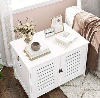 Armario para Gatos Blanco y Rosa