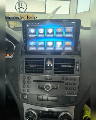 Rádio Mercedes W204 Android 14 com Carplay (Novo)