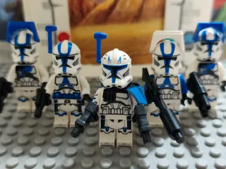 Lotto 5 minifigure Lego Star Wars