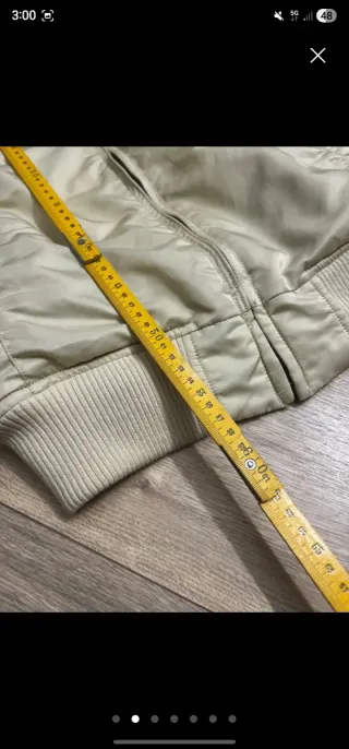 Chaqueta Bomber Alpha Industries Talla S Beige