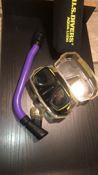 Attrezzatura subacquea TUSA: pinne, maschera, calz