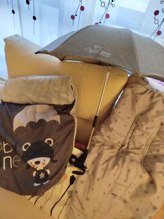 Cochecito bebé Asalvo 3 piezas + accesorios extra