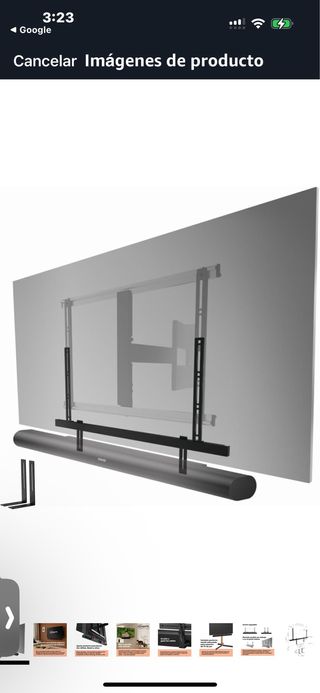 Soporte Barra Sonido Vogel's Universal Negro