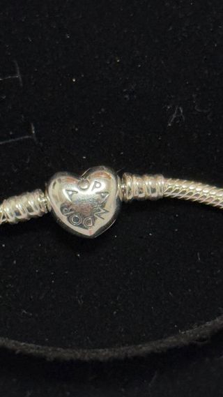 Collar Pandora Corazón Plata