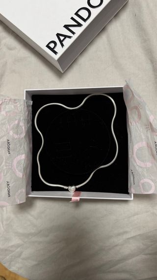Collar Pandora Corazón Plata