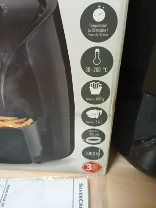 Freidora de Aire SilverCrest 1.6L Nueva