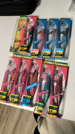 Lotes de señuelos Yamashita EGI OH LIVE