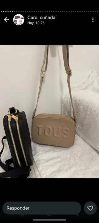 Bolso Tous Beige y Negro