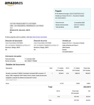 Novation Launchkey 37 Mk4 Controlador MIDI