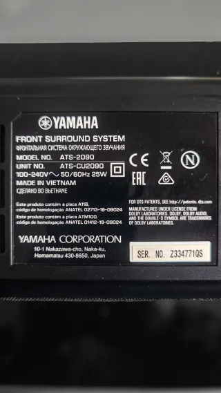 Barra de Sonido Yamaha ATS 2090 2.1 Bluetooth WIFI