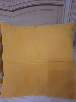 2 Cojines Decorativos Teal y Blanco