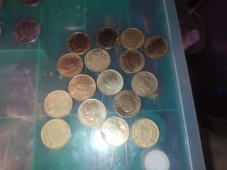Monedas variadas pesetas