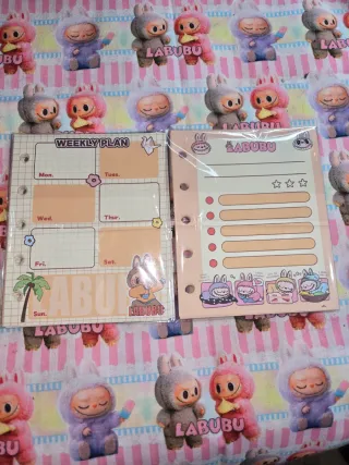 Set 30 Hojas Recambio Labubu Planificador