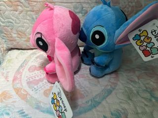 Pareja Peluches Disney Tsum Tsum Stitch