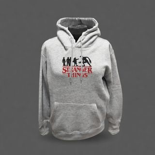 Sudadera Stranger Things Gris
