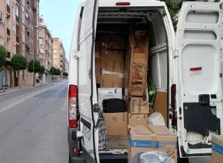 alquilo furgoneta trasnporte guardamueble mudanza