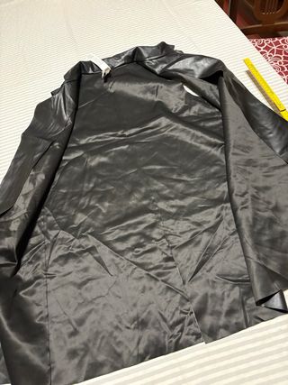 Gilet nero in ecopelle nuovo