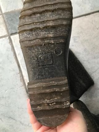 Stivali neri glitterati