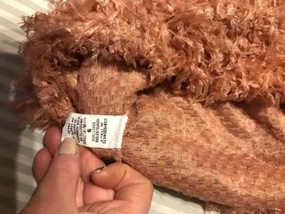 Maglia rosa effetto pelo