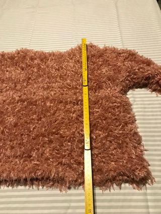 Maglia rosa effetto pelo