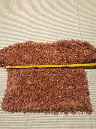 Maglia rosa effetto pelo