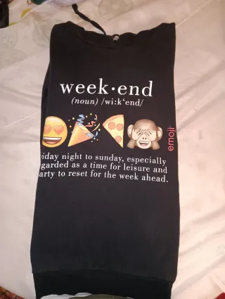 Sudadera Weekend con estampado