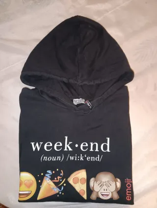 Sudadera Weekend con estampado