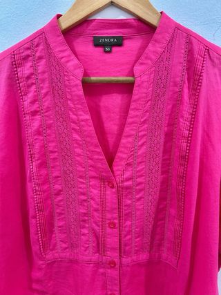 Blusa ZENDRA fucsia. Talla 50