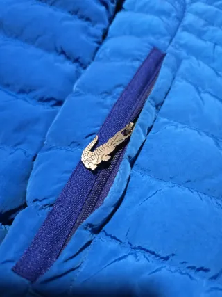 Plumífero Lacoste Azul y Verde