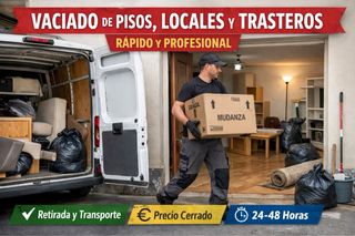 VACIADO DE LOCALES, NAVES, TRASTEROS...