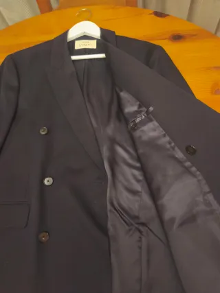 Americana negra doble botonadura