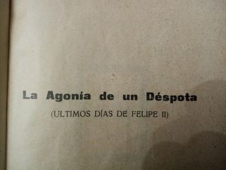 FelipeII. La agonia de un despota