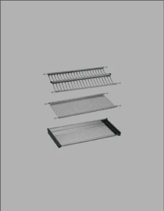 Escurreplatos metálico y plástico