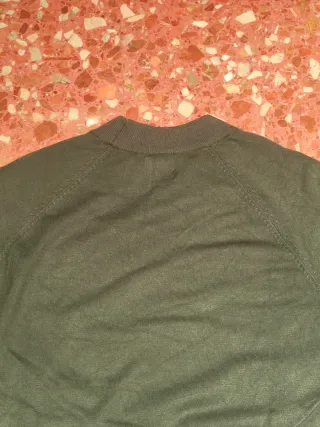 Jersey de cuello Perkins verde oliva