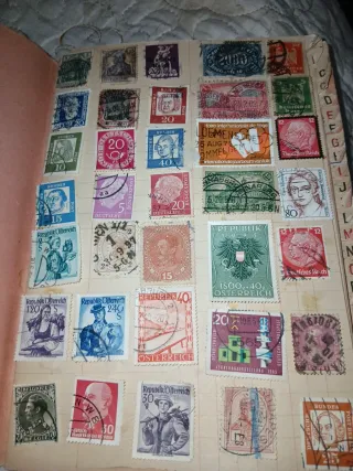 Álbum sellos antiguo