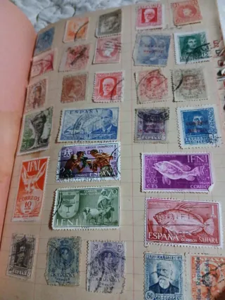 Álbum sellos antiguo