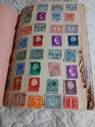 Álbum sellos antiguo