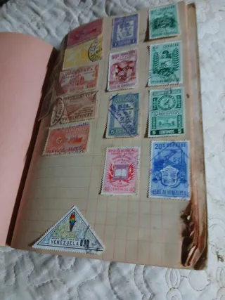 Álbum sellos antiguo