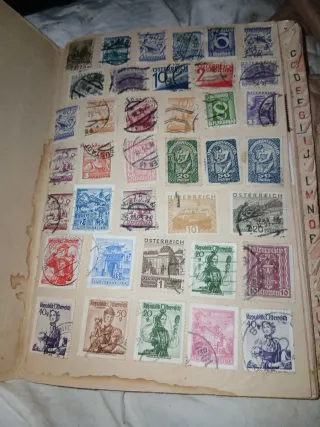 Álbum sellos antiguo