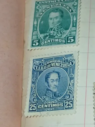 Álbum sellos antiguo