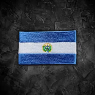 El Salvador 🇸🇻 parche bandera termoadhesiva