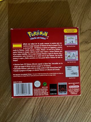 Pokémon Rojo Edición Game Boy Nintendo