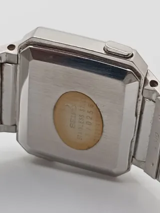 Reloj Seiko Matrix Digital Plata Negro