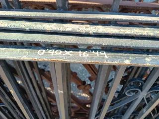 Barandilla de hierro macizo forjado