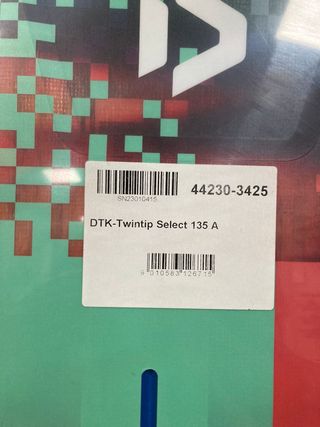 Tabla Kitesurf Duotone DTK-Twintip Select 135