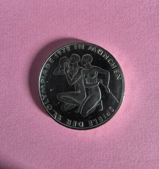 Moneda 10 marcos plata Munich 1972