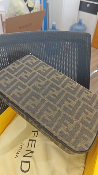 Borsa Fendi Marrone e Oro