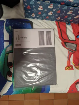 Cortinas IKEA HILJA grises (2 unidades)