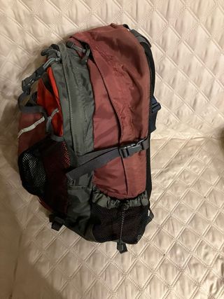 Mochila The North Face Recon Gris Roja