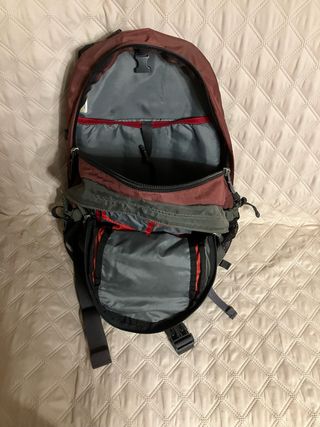 Mochila The North Face Recon Gris Roja